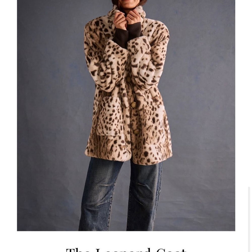 CAbi Leopard Print Coat new fall 25